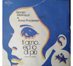 GIORGIO ALBERTAZZI - Anna Proclemer - Ti amo... Ed io di più  - Solo copertina (7") 