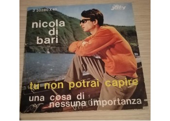 Nicola Di Bari - Tu non potrai capire - Solo copertina (7") 