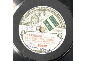 Germania - Franchetti - 78 RPM