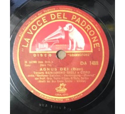 Beniamino gigli - Agnus Dei - 78 RPM