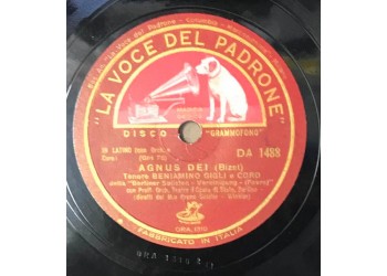 Beniamino gigli - Agnus Dei - 78 RPM