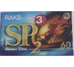 RAKS - Cassetta vergine Position CROME - Minuti 60  (3 Cassette)