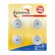 DYNAVOX Piedini Alluminio, Blister set da 4 pezzi, diametro/altezza 30x10 mm 