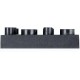 DYNAVOX - Set di 4 Piedini Antivibranti in Gomma, Blister, 40x40 mm 