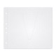 MediaRange - Bustine CD DVD in tessuto plastificato antigraffio, antistatico BIANCHE - 2 posti,  50 pezzi -