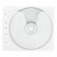 BUSTINE PLASTICICATE PER RACCOGLIOTORI DEI CD O DVD COLORE BIANCO conf.50.pezzi