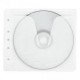 MediaRange - Bustine CD DVD in tessuto plastificato antigraffio, antistatico BIANCHE - 2 posti,  50 pezzi -