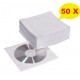 MM - Bustine per CD, DVD di carta con chiusura lembo - 50 pezzi