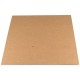 MUSIC MAT - Copertine senza foro per LP / 12" Cartoncino MARRONE forza 300gr / m² (10 copertine) 