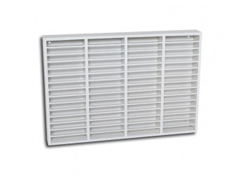 Rack MUSIC-MAT Cassettiera legno per Musicassette colore Bianco per 60 Cassette