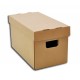 AV_BOX CONTENITORE CARTONE KRAFT PER VINILI 10" E 78 GIRI CONTIENE 150 DISCHI  