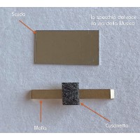 SHOP-TAPE - KIT per sostituzione AUDIOCASSETTA di: Molla con Cuscinetto + Scudo  