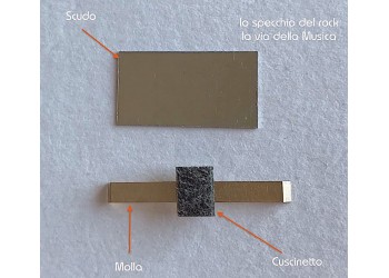 SHOP-TAPE - KIT per sostituzione AUDIOCASSETTA di: Molla con Cuscinetto + Scudo  