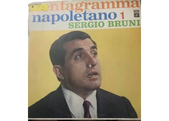 Sergio Bruni ‎– Pentagramma Napoletano 1, Vinyl, LP, Album, Repress, Uscita: 1963