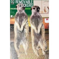 Scimmiette - Stickers Riposizionabile Removibile