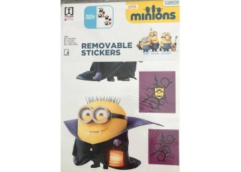 Minions di Halloween - Stickers Adesivo Removibile  