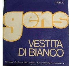 Gens - Solo Copertina - Vestita di bianco - Etichetta DET DTP 47 (7")