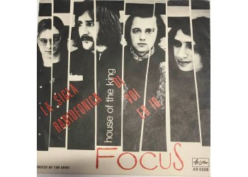 Focus - solo Copertina - House of the king - Etichetta Ariston A.R. 0508