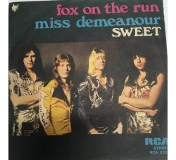 Sweet - solo Copertina - Fox on thr run - Etichetta RCA 2524