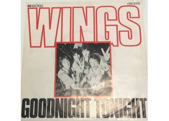 Wings - Solo Copertina - Goodnight Tonight - Etichetta EMI 1C 006 62 579 (7") 