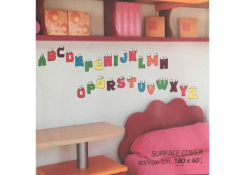 Lettere dell'alfabeto / Stickers / Adesivo Removibile / Stanza dei bambini