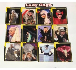 LADY GAGA - Adesivi Rimovibili - 12 Stickers 