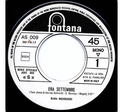 Nana Mouskouri / The Bee Gees* – Era Settembre / Massachusetts - Jukebox