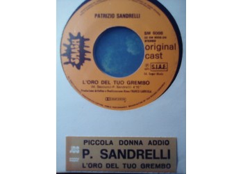 Patrizio Sandrelli ‎– Piccola Donna Addio -Jukebox