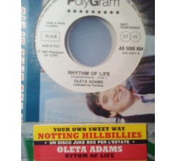Oleta Adams / The Notting Hillbillies ‎– Rhythm Of Life / Your Own Sweet Way- (Single Jukebox)