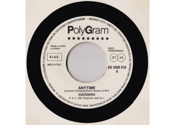 Zucchero ‎– Anytime – 45 RPM (Jukebox)
