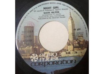 Mark Hilton ‎– Night Girl – 45 RPM (Jukebox)