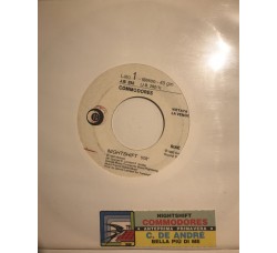 Commodores / Cristiano De André ‎– Nightshift / Bella Più Di Me – 45 RPM (Jukebox)