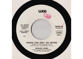 Howard Jones / Matt Bianco ‎– Things Can Only Get Better / More Than I Can Bear – 45 RPM (Jukebox)