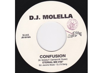 D.J. Molella* / Lipstick (3) ‎– Confusion / Kiss My Lips – 45 RPM (Jukebox)