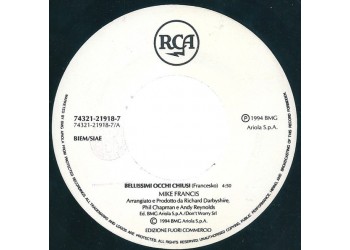 Mike Francis / Lucio Dalla ‎– Bellissimi Occhi Chiusi / Liberi – 45 RPM (Jukebox)