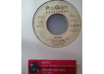 Bryan Adams / Sting ‎– Heaven / Love Is The Seventh Wave - (Single Jukebox)  