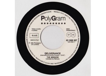 The Mission / Hothouse Flowers ‎– Deliverance / Give It Up – 45 RPM