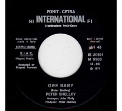 Peter Shelley – Gee Baby – 45 RPM