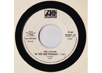 Phil Collins / Vincenzo Spampinato ‎– In The Air Tonight / Innamorati Di Me – Jukebox