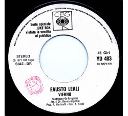 Fausto Leali / Gianni Bella ‎– Vierno / Io Canto E Tu – Jukebox