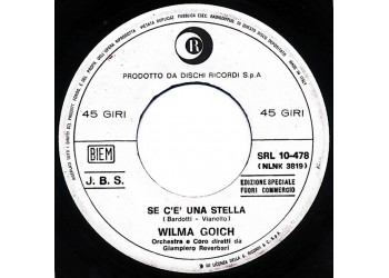 Wilma Goich / Bobby Solo ‎– Se C'È Una Stella / San Francisco – Jukebox
