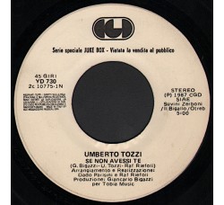 Umberto Tozzi / M|A|R|R|S ‎– Se Non Avessi Te / Pump Up The Volume – Jukebox