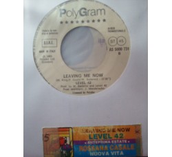 Rossana Casale / Level 42 ‎– Nuova Vita / Leaving Me Now - 45 RPM (Jukebox)