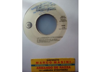 Marco Masini / Armando De Razza ‎– Disperato / La Lambada Strofinera – 45 RPM (Jukebox)