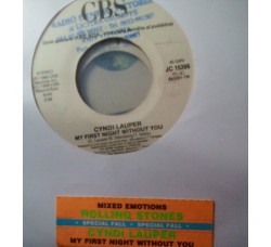 Rolling Stones* / Cyndi Lauper ‎– Mixed Emotions / My First Night Without You – 45 RPM (Jukebox)