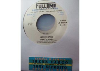 Tony Esposito / Irene Fargo ‎– Sopra Il Mare / Sabbia D'Africa – 45 RPM (Jukebox)