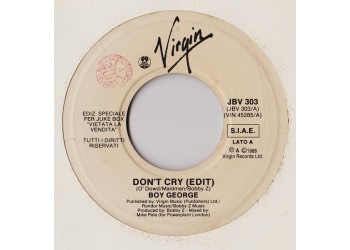 Boy George / Keith Richards – Don't Cry (Edit) / Take It So Hard – Jukebox