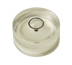 Livella a bolla circolare ANALOGIS per il livellamento del giradischi  "Ø 18mm Alt. 9mm”