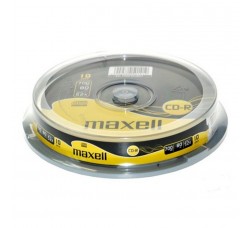 MAXELL 10 CD-R 700MB 80 MIN 52X CAKE BOX  