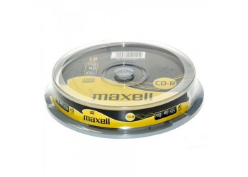 MAXELL 10 CD-R 700MB 80 MIN 52X CAKE BOX  